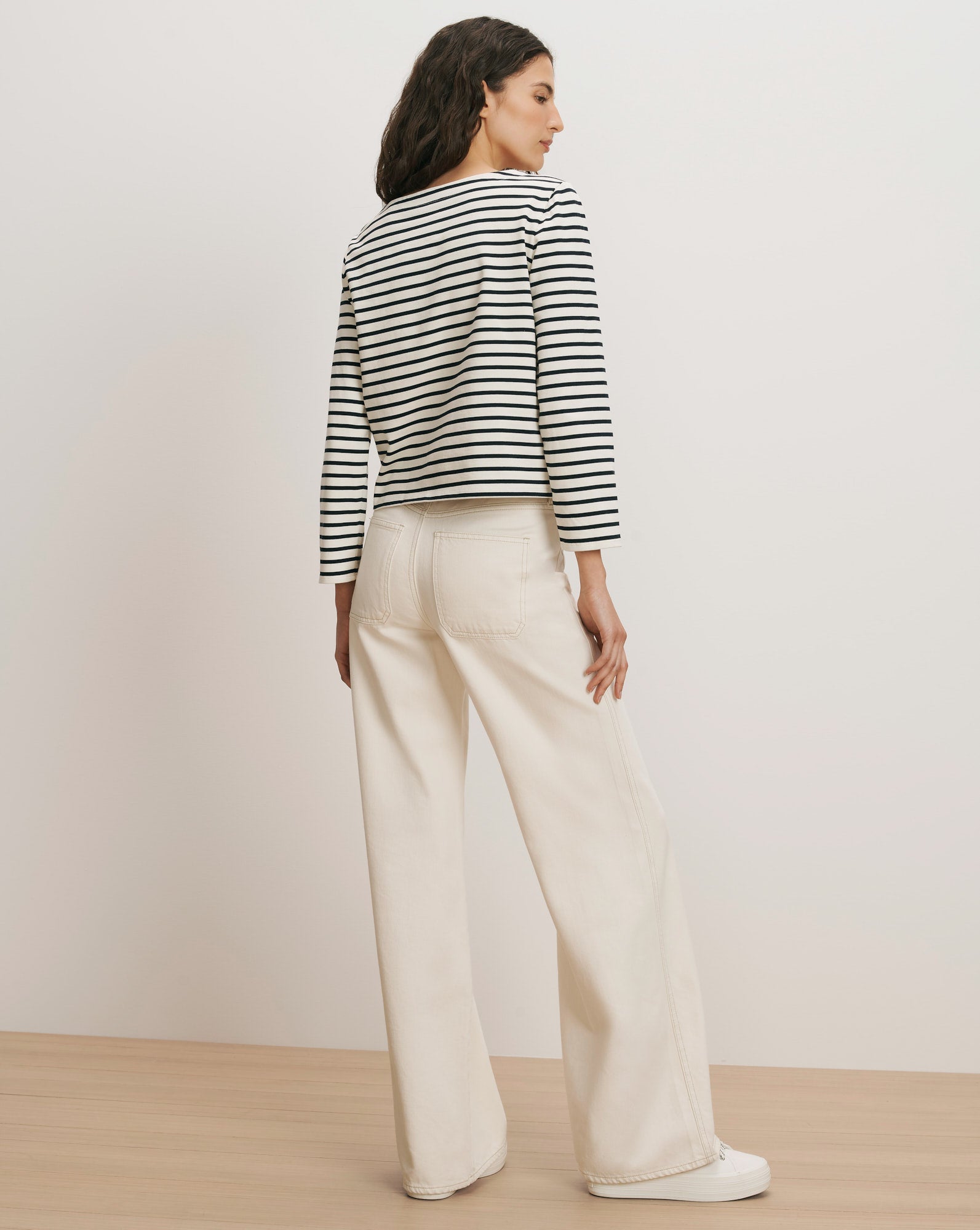 Hovey Embroidered Stripe Top