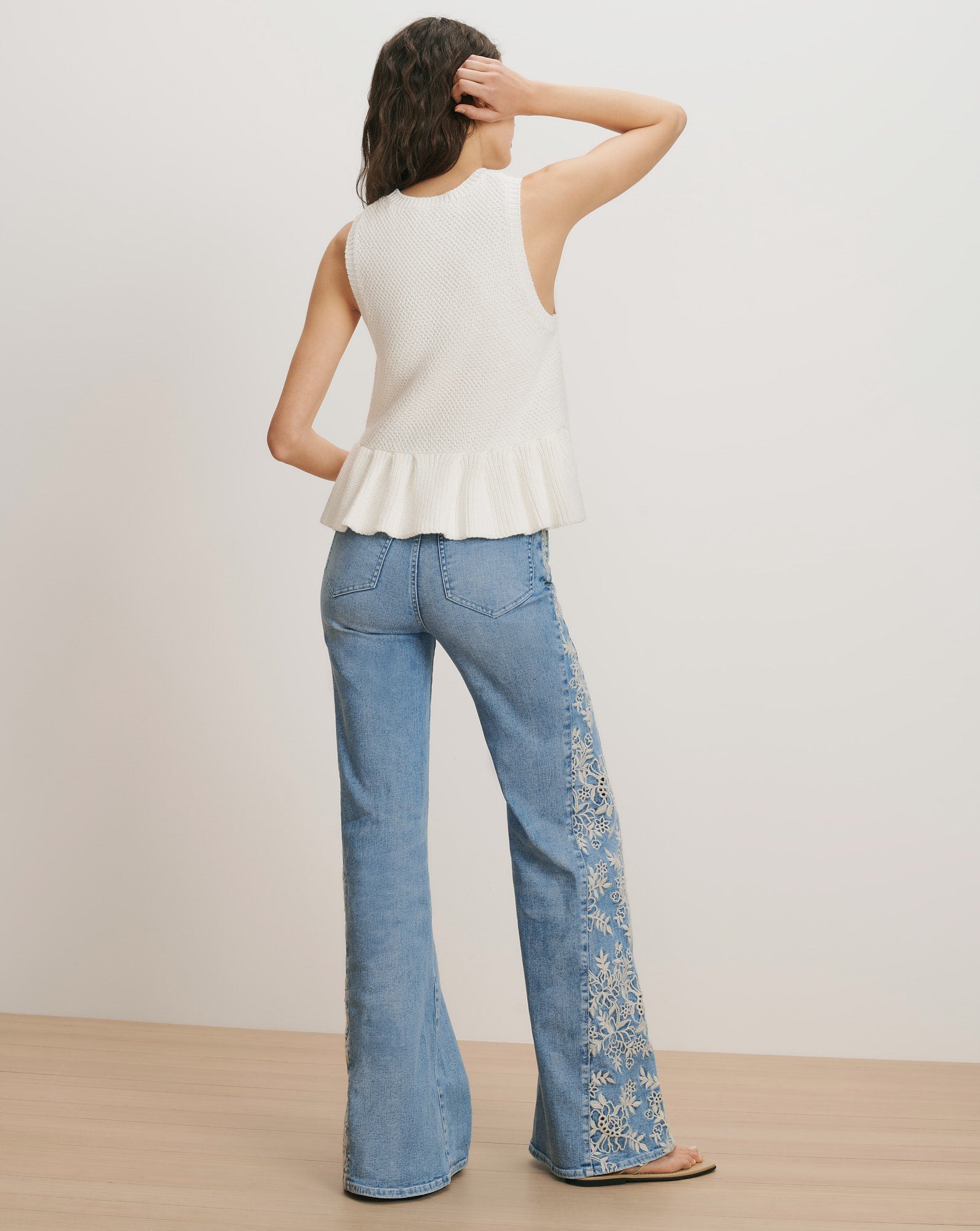 Nemyah Peplum Tank Top