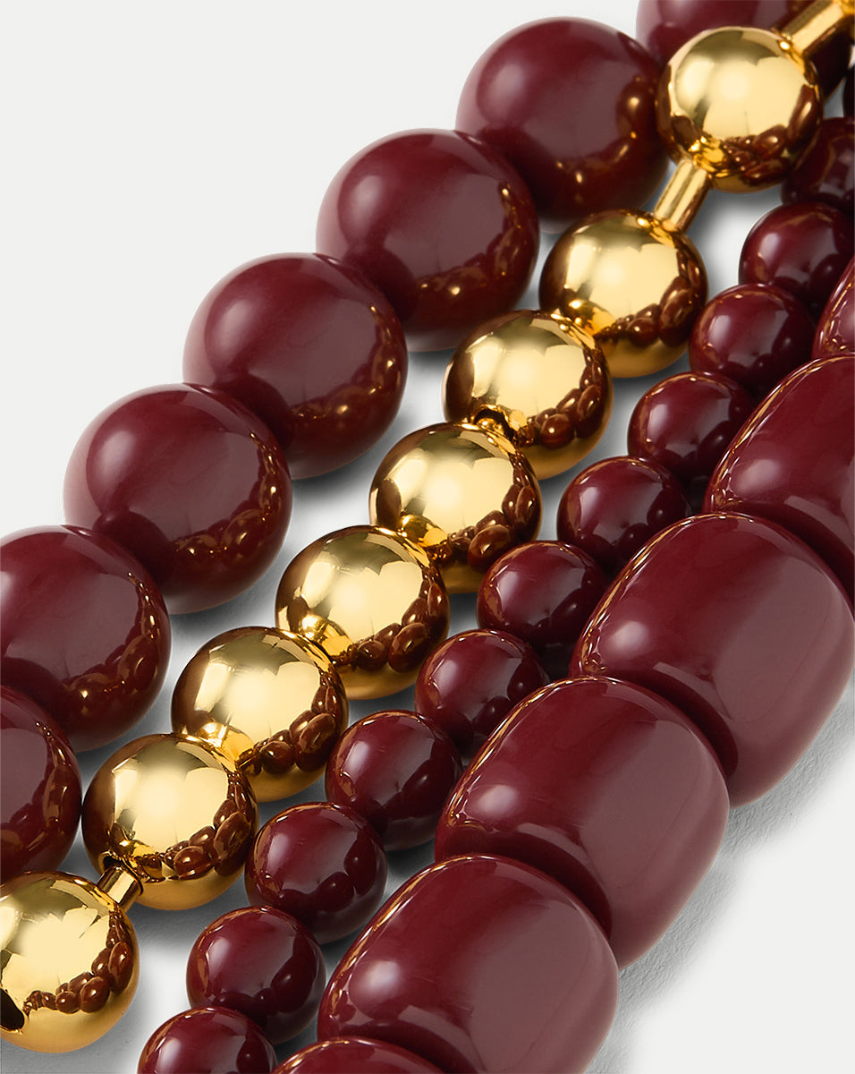 Triple Chain Bag Charm