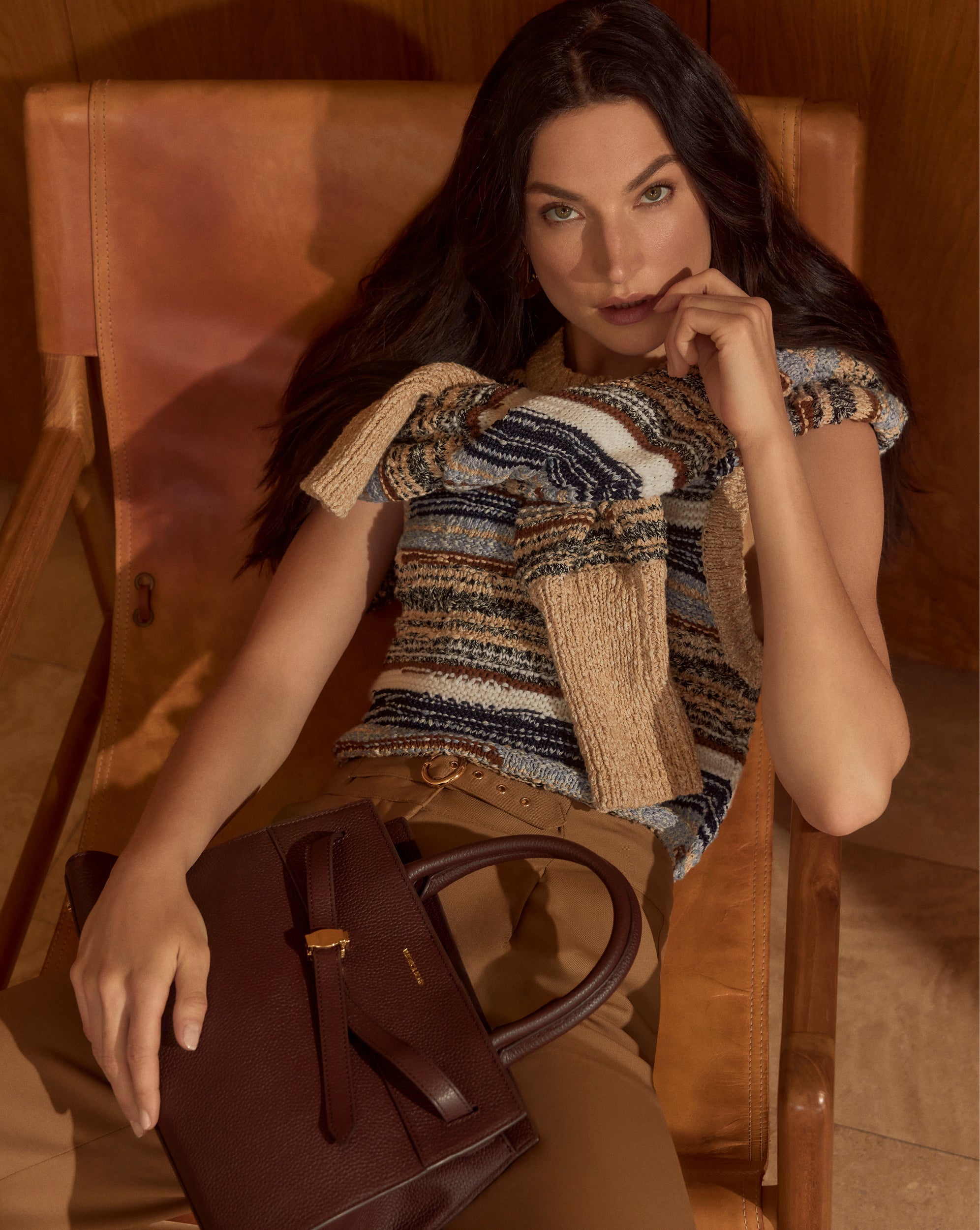 Jerrel Wool-Blend Cropped Tank Top